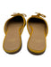 Ann Mashburn Shoe Size 36 Marigold Yellow Velvet Leather Lining Bow Mule Flats Marigold Yellow / 36