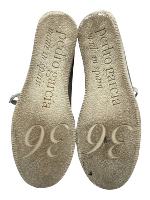 Pedro Garcia Shoe Size 36 Gray & Beige Suede Upper chunky laces Low Top Sneakers Gray & Beige / 36