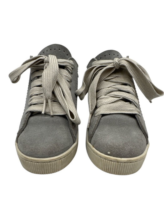 Pedro Garcia Shoe Size 36 Gray & Beige Suede Upper chunky laces Low Top Sneakers Gray & Beige / 36