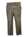 Onward Reserve Size 32 Gray Cotton Blend Solid Khaki Slim Men's Pants Gray / 32