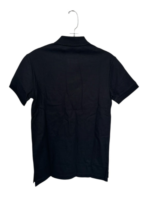 Burberry Size XS Black Cotton Nova Check Accents Men's Polo Black / XS