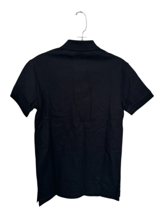 Burberry Size XS Black Cotton Nova Check Accents Men's Polo Black / XS