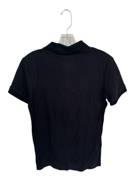 Burberry Size XS Black Cotton Nova Check Accents Men's Polo Black / XS