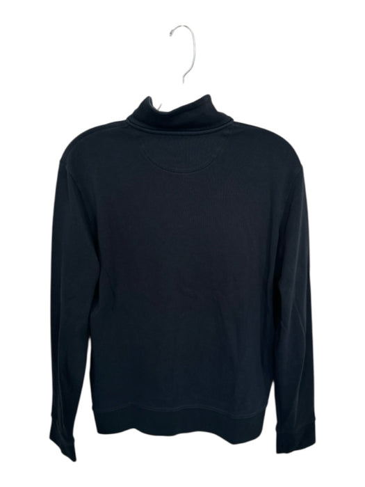 Vineyard vines Black Pima Cotton Half Zip Men's Pullover Black / S