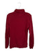 Surfside Supply Deep Red Cotton Solid Half Zip Men's Pullover Deep Red / Est S