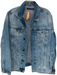 Mavi Jeans Size S med light wash Cotton Denim Men's Jacket med light wash / S