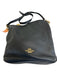 Coach Black Leather Double Strap Gold Hardware Bag Black