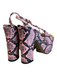 Gucci Shoe Size 40.5 Wild Rose Calfskin Python Print Horsebit Slingback Shoes Wild Rose / 40.5