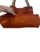 Gucci Orange Rust Leather Logo Gold Chain Shoulder Interlocking GG Bag Orange Rust / Large