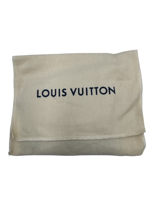 Louis Vuitton New Black Leather Damier Bifold Men's Wallet Black