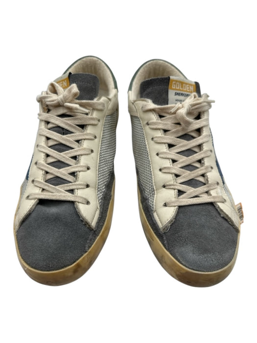 Golden Goose Shoe Size 43 White & Multi Leather Solid Low Top Men's Shoes White & Multi / 43