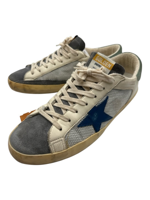 Golden Goose Shoe Size 43 White & Multi Leather Solid Low Top Men's Shoes White & Multi / 43