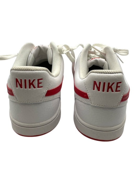 Nike Shoe Size 13 White & Red Leather Solid Men's Shoes White & Red / 13