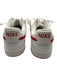 Nike Shoe Size 13 White & Red Leather Solid Men's Shoes White & Red / 13