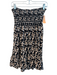 Juicy Couture Size S Black & Brown & Cream Cotton Blend Terry Cloth Dress Black & Brown & Cream / S