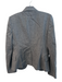 United Colors of Benetton Size 40 Gray Wool Blend 2 Buttons Herringbone Jacket Gray / 40