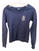 Ralph Lauren Size XS Navy Cotton Crew Neck Long Sleeve Embroidered Top Navy / XS