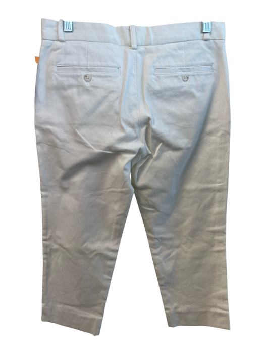 Ralph Lauren Size 2 Creme Cotton Mid Rise Zip Fly 5 Pocket Straight Leg Jeans Creme / 2