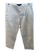 Ralph Lauren Size 2 Creme Cotton Mid Rise Zip Fly 5 Pocket Straight Leg Jeans Creme / 2