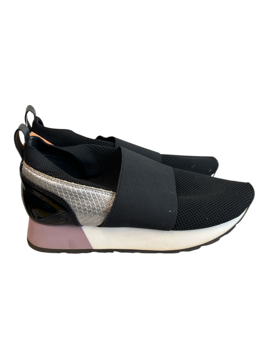 Dolce Vita Shoe Size 6.5 Black Manmade Material Perforated Slip On Shoes Black / 6.5