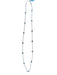 Kendra Scott Silver Metal Chain Logo Long Necklace Silver