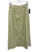 MNG by Mango Size M Cotton Blend Poly Blend Button Front Maxi pleats Skirt Set Cotton Blend / M