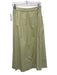 MNG by Mango Size M Cotton Blend Poly Blend Button Front Maxi pleats Skirt Set Cotton Blend / M