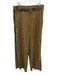 Zara Size L Brown & Multi Poly Blend Zip Fly Elastic Waist Pin Stripe Pants Brown & Multi / L