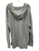 Paka Size XL Gray Alpaca Blend Knit Embroidered Hoodie Men's Sweater Gray / XL