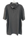 Vuori Size L Gray Synthetic Polo Men's Short Sleeve Gray / L