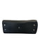 Saint Laurent Black Pebbled Leather Hand Strap Zip Close Studs Bag Black / M