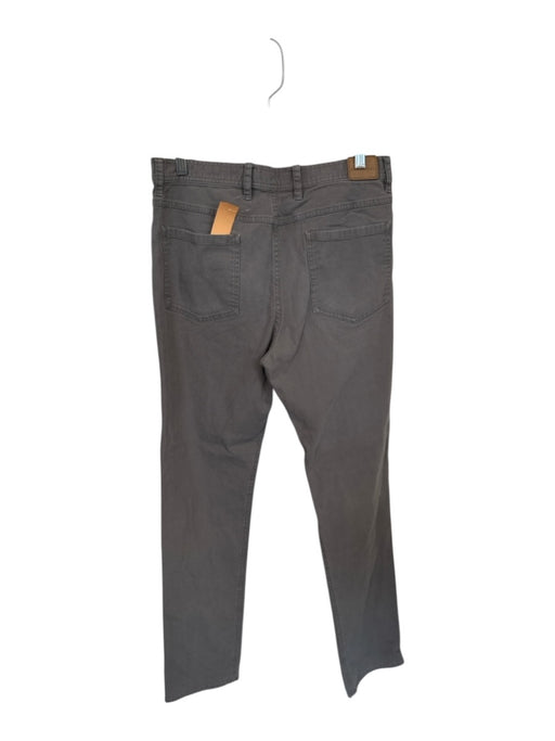 Genteal Size 33/34 Charcoal cotton & spandex Button Fly Pockets Men's Pants Charcoal / 33/34