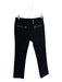 Veronica Beard Size 0 Black Polyester Blend Zip Pocket Snap Flap Cropped Pants Black / 0