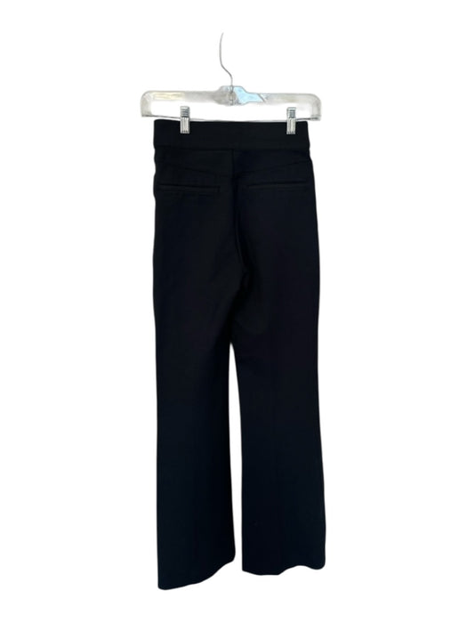 Spanx Size XS Black Rayon Blend Pleated Faux Pockets Bootcut Pants Black / XS
