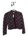 Pink City Prints Size S Pink, Green & Black Cotton Floral Quilted Jacket Pink, Green & Black / S