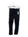 Mother Size 25 Black Cotton Blend Frayed Hem High Waist Straight Leg Jeans Black / 25