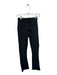 Mother Size 25 Black Cotton Blend Frayed Hem High Waist Straight Leg Jeans Black / 25