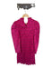 Ulla Johnson Size 2 Magenta & Brown Silk & Polyester Embroidered Flowers Dress Magenta & Brown / 2