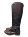 Frye Shoe Size 10 Brown Leather Round Toe Knee High Strap Detail Boots Brown / 10
