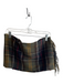 Barbour Green Merino & Cashmere Plaid Tassel Felted scarf Green