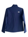 The North Face Size M Navy Polyester High Neck Zip Front Long Sleeve Jacket Navy / M