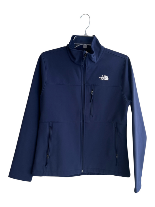 The North Face Size M Navy Polyester High Neck Zip Front Long Sleeve Jacket Navy / M