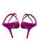 Jimmy Choo Shoe Size 39 Hot pink Textile & Leather Square Open Toe Satin Sandals Hot pink / 39