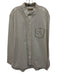 Burberry Size xxxl White Cotton plaid detail Button Down Men's Long Sleeve Shirt White / xxxl