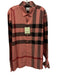 Burberry NWT Size XXL Pink & Multi Cotton Plaid Button Down Long Sleeve Shirt Pink & Multi / XXL