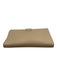 Yves Saint Laurent Beige Leather Magnetic Flap Gold Logo Clutch Bag Beige