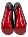 Christian Louboutin Shoe Size 41 Black & Red Leather Stretch Stiletto Pumps Black & Red / 41