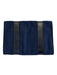 Dior Navy & Black Felt & Leather Lobster Clasp Silver Hardware Tri-Fold Bag Navy & Black