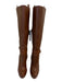 Giuseppe Zanotti Shoe Size 41 Brown Leather Stiletto Pointed Toe Knee High Boots Brown / 41