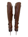 Giuseppe Zanotti Shoe Size 41 Brown Leather Stiletto Pointed Toe Knee High Boots Brown / 41